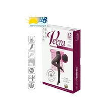 Mikroszálas kompressziós harisnya, 70 DEN, 3-as méret (grafit szürke)