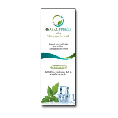 Herbal Freeze gél 5 féle gyógynövénnyel