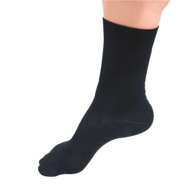 "Silver Socks Long" ezüstszálas zokni fekete (35-38)