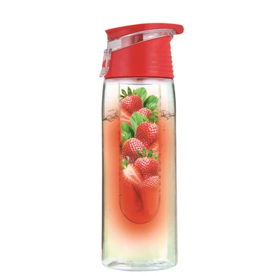 Limonádé készítő palack (750 ml, piros)-GYVL1P
