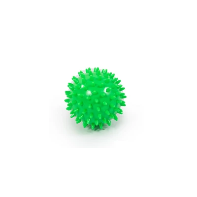 Tüskés masszírozó labda 9 cm (zöld)